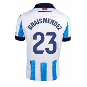 Real Sociedad Brais Mendez #23 Domaci Dres 2023-24 Kratak Rukavima